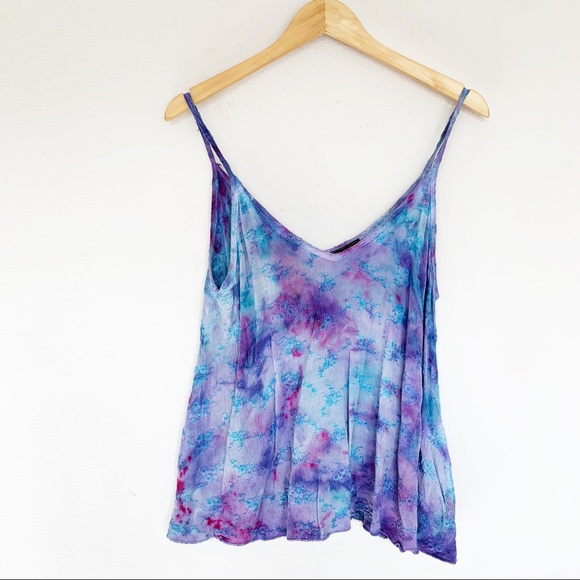 Urban Episode Custom Tie Dye Embroidered Tank - Picture 3 of 6